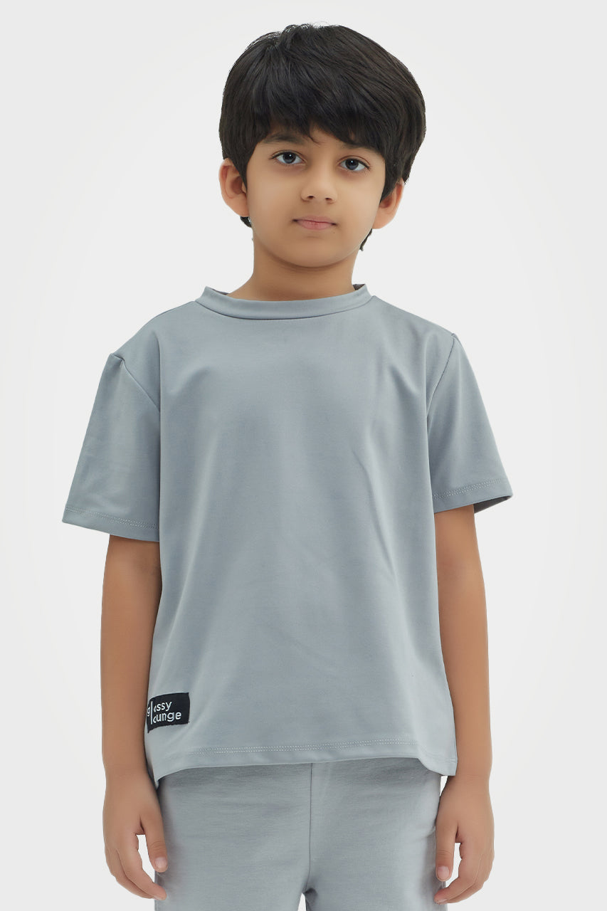 T-shirt garçon coupe classique écoresponsable