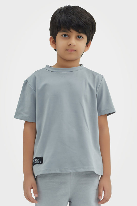 T-shirt garçon coupe classique écoresponsable