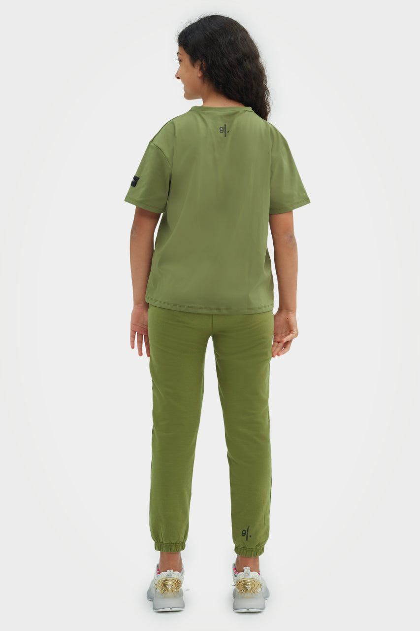 Pantalon de jogging pour filles en bambou bio