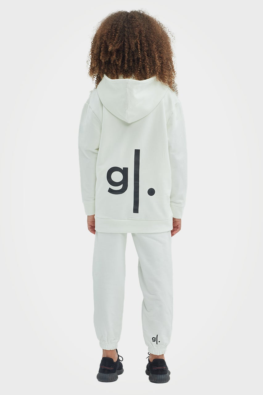 Sweat à capuche zippé en bambou bio pour filles