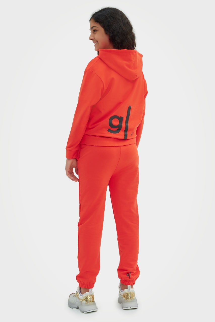 Sweat à capuche zippé en bambou bio pour filles