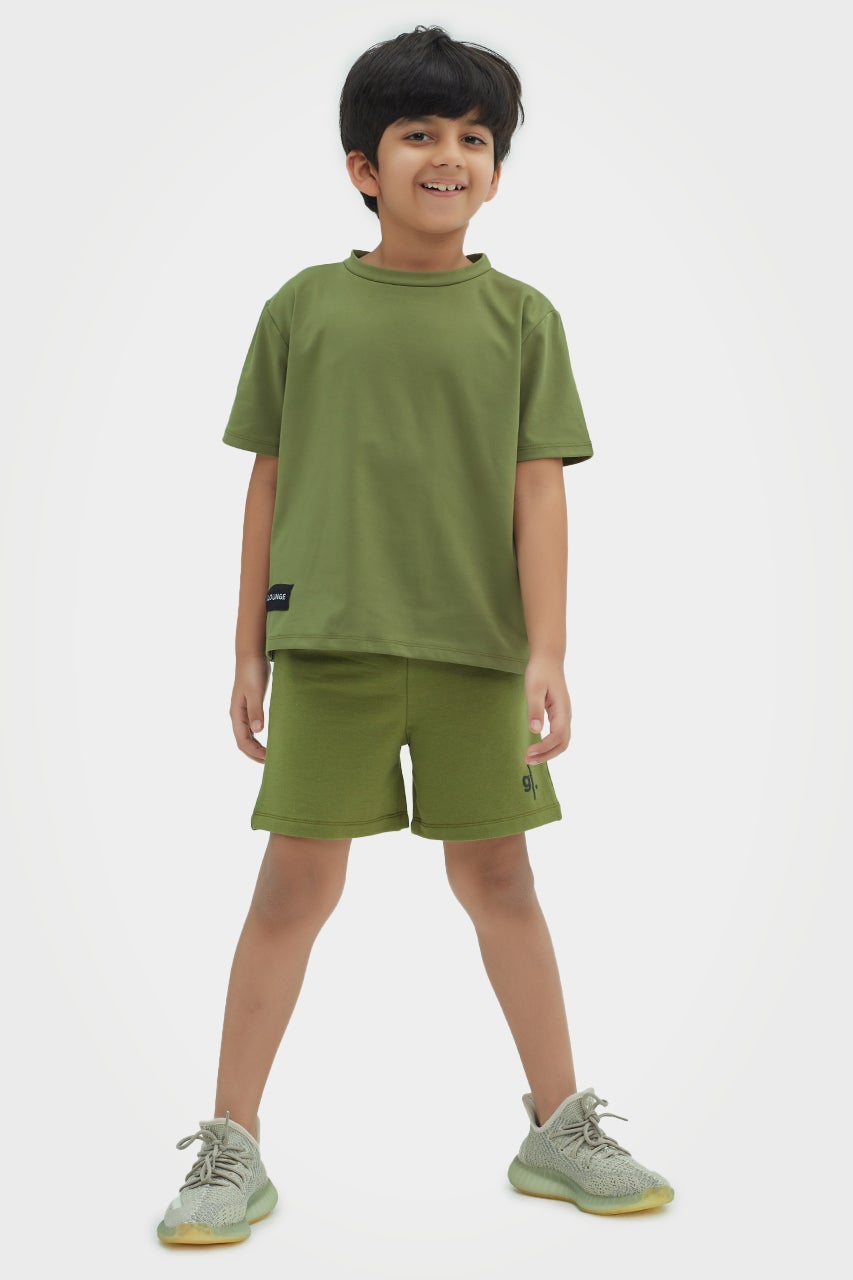 Shorts de détente pour garçons en bambou bio