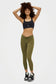Leggings longs et éco-responsables pour femmes, taille basse, GL.
