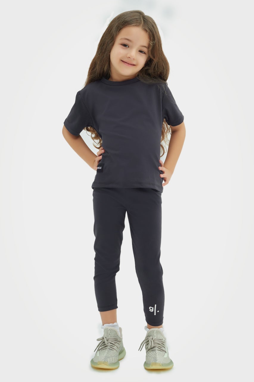 Leggings longs et durables à taille haute pour filles