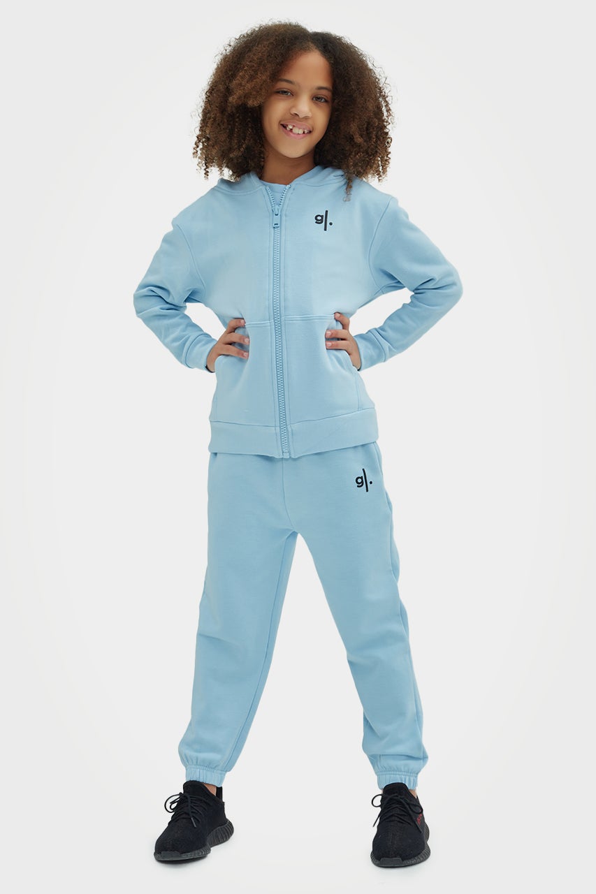 Sweat à capuche zippé en bambou bio pour filles
