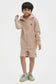 Sweat à capuche zippé confortable en bambou biologique pour garçons