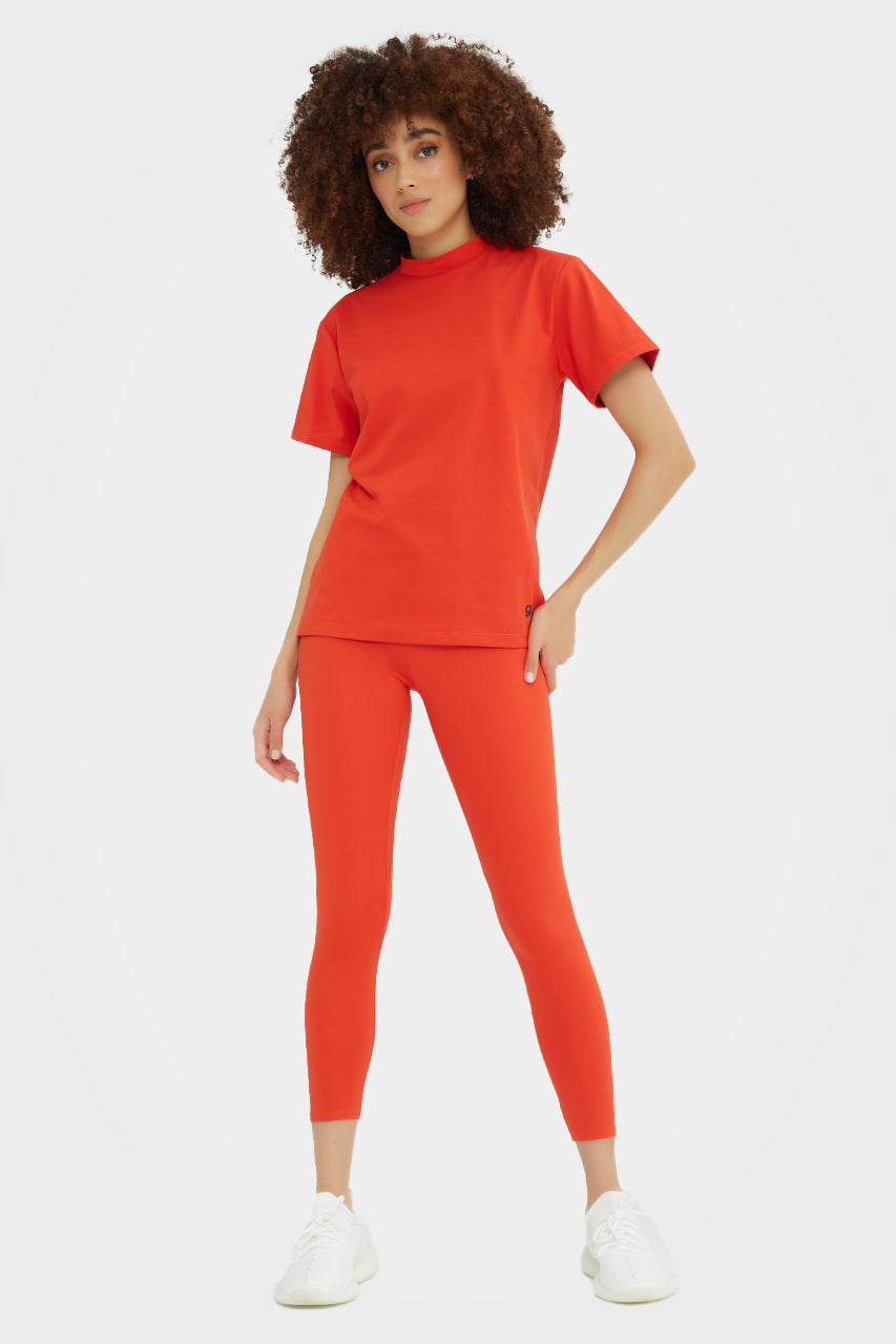 T-shirt éco-responsable pour femme, coupe classique
