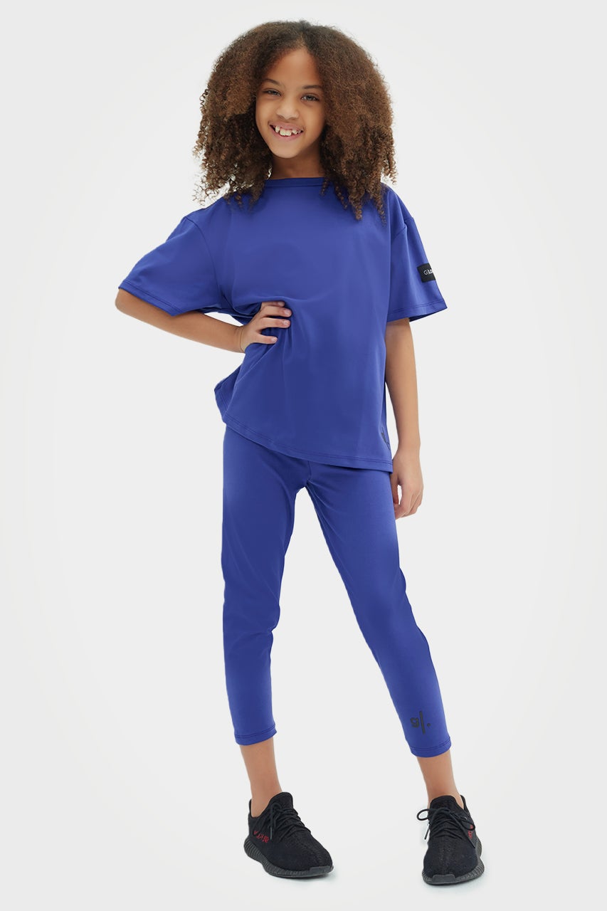Leggings longs et durables à taille haute pour filles