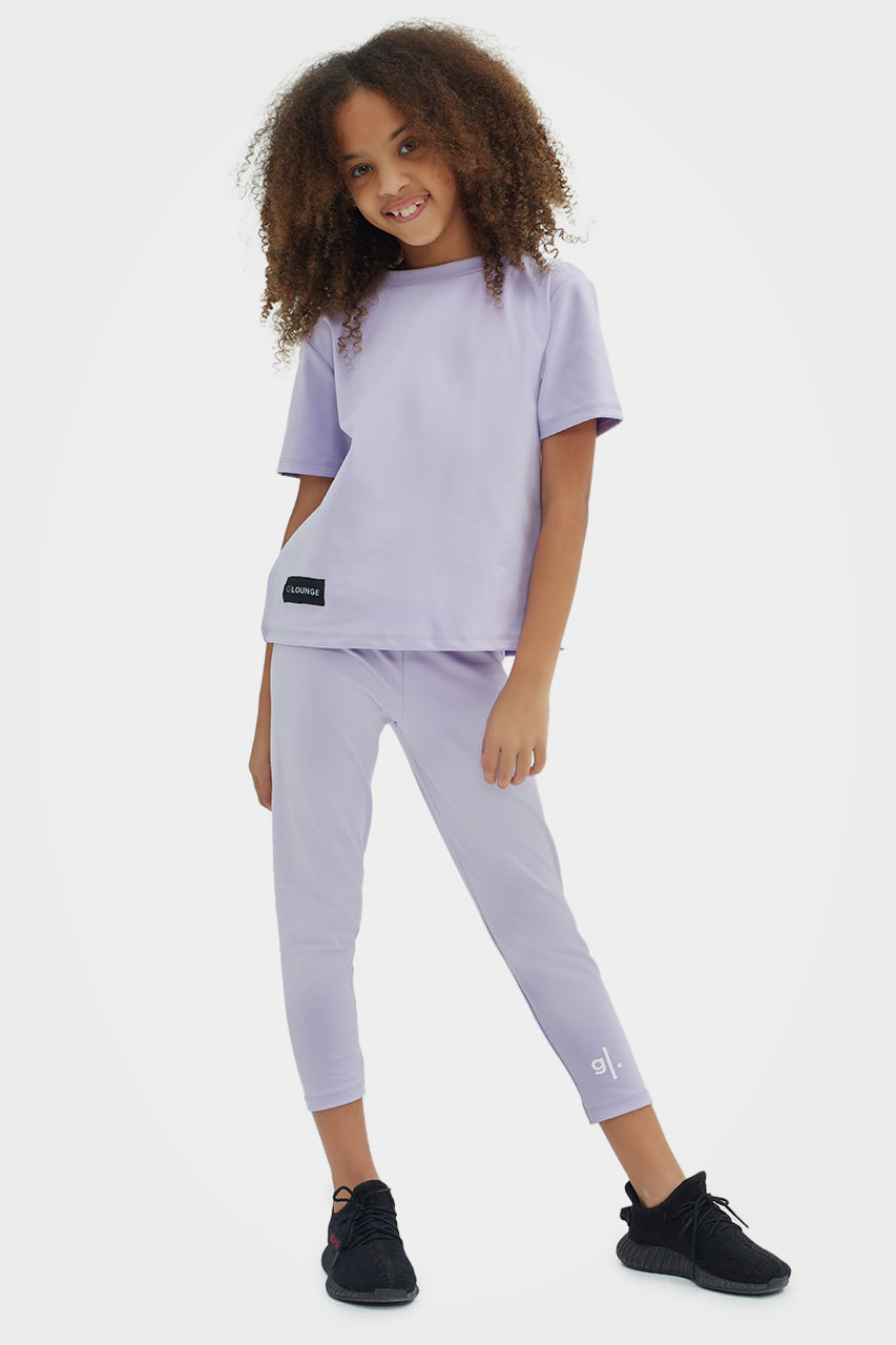 Leggings longs et durables à taille haute pour filles