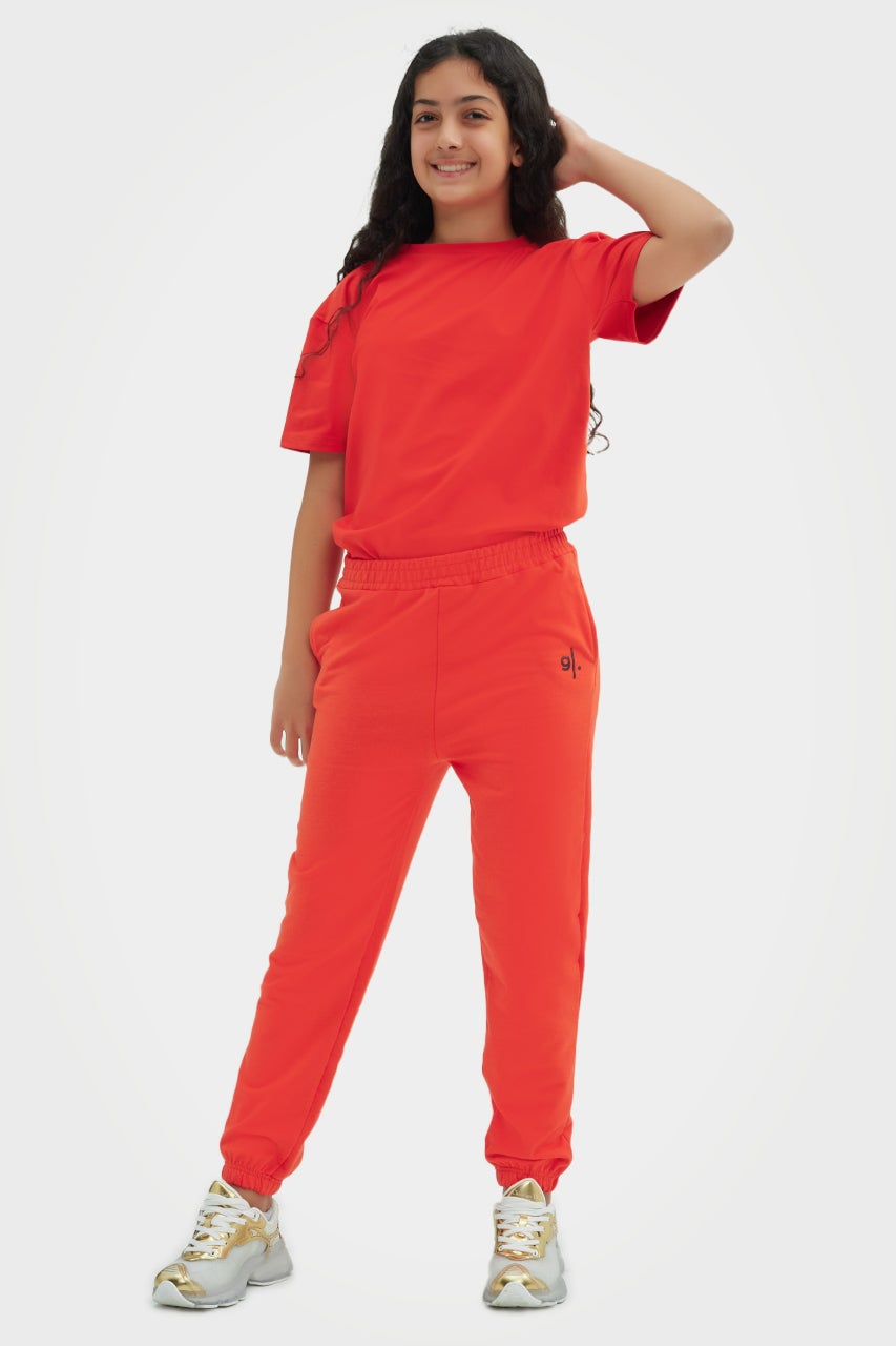 Pantalon de jogging pour filles en bambou bio